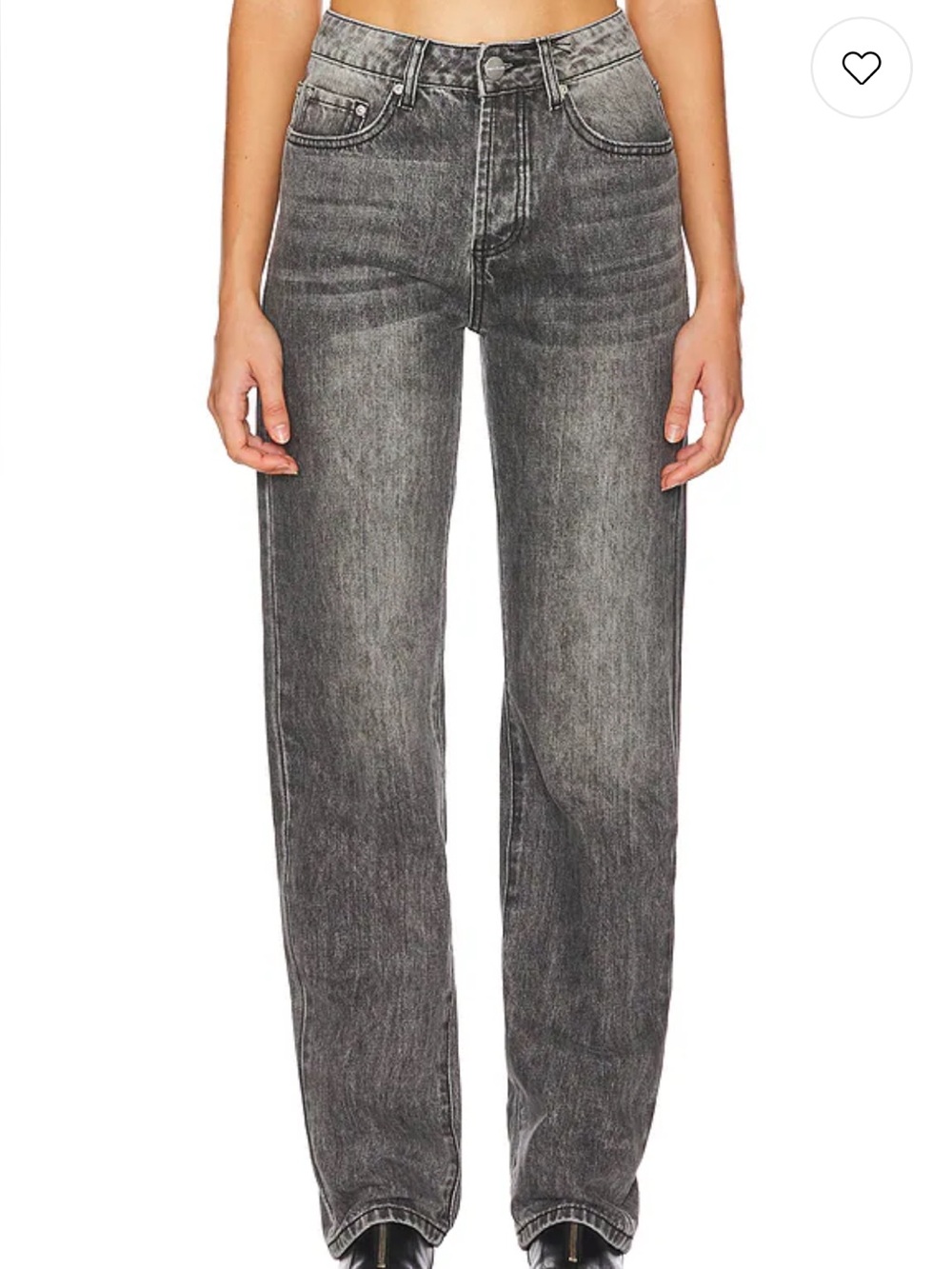 SUPERDOWN Lanie Jeans in Washed Grey